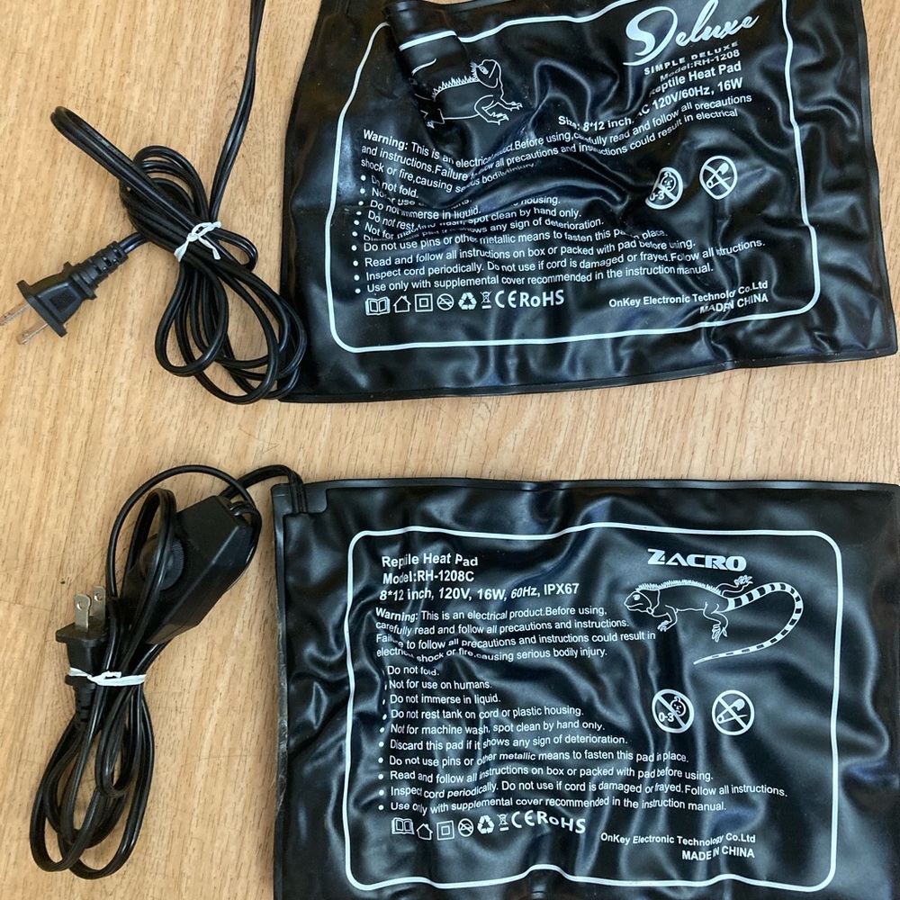 Reptile heat pads